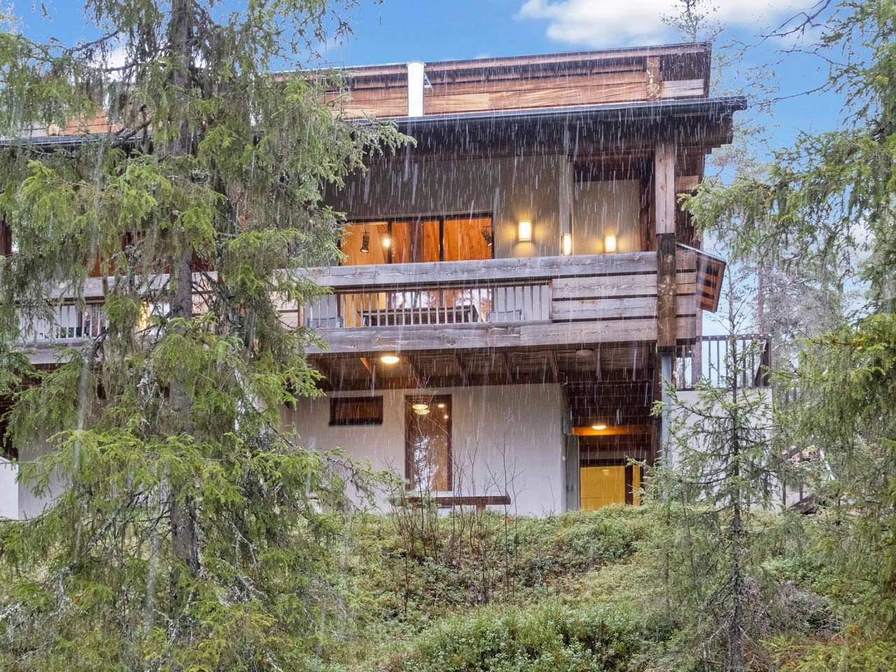 Sallan lumous b in Sallatunturi, Lappland