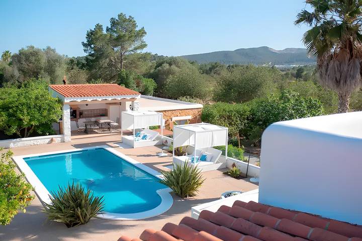 Casa de vacaciones para 6 personas, con Jardín en Sant Antoni de Portmany