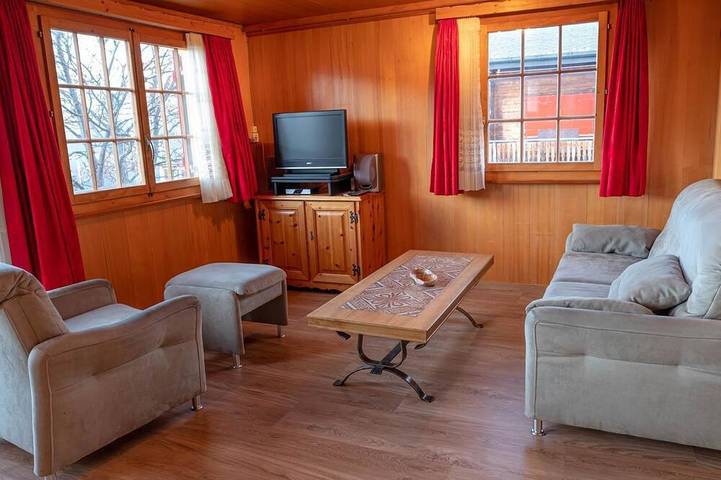Ganze Wohnung, Chalet Elisabeth 6-Bettwohnung, Dusche, Wc 6-Bettwohnung in Rosswald, Brig