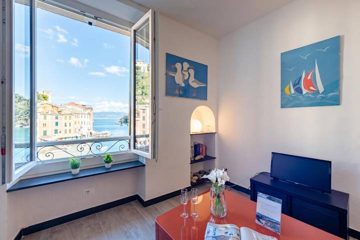 Vacation rental for 5 people, with Ocean view in Portofino