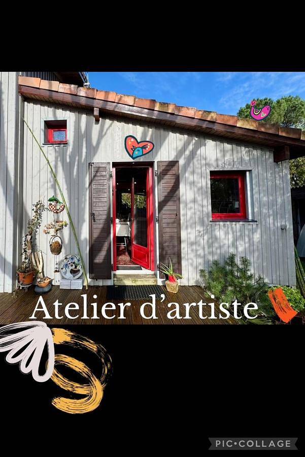 Maison d’hôte pour 4 personnes, avec vue ainsi que terrasse et jardin, animaux acceptés à Lège-Cap-Ferret - 2