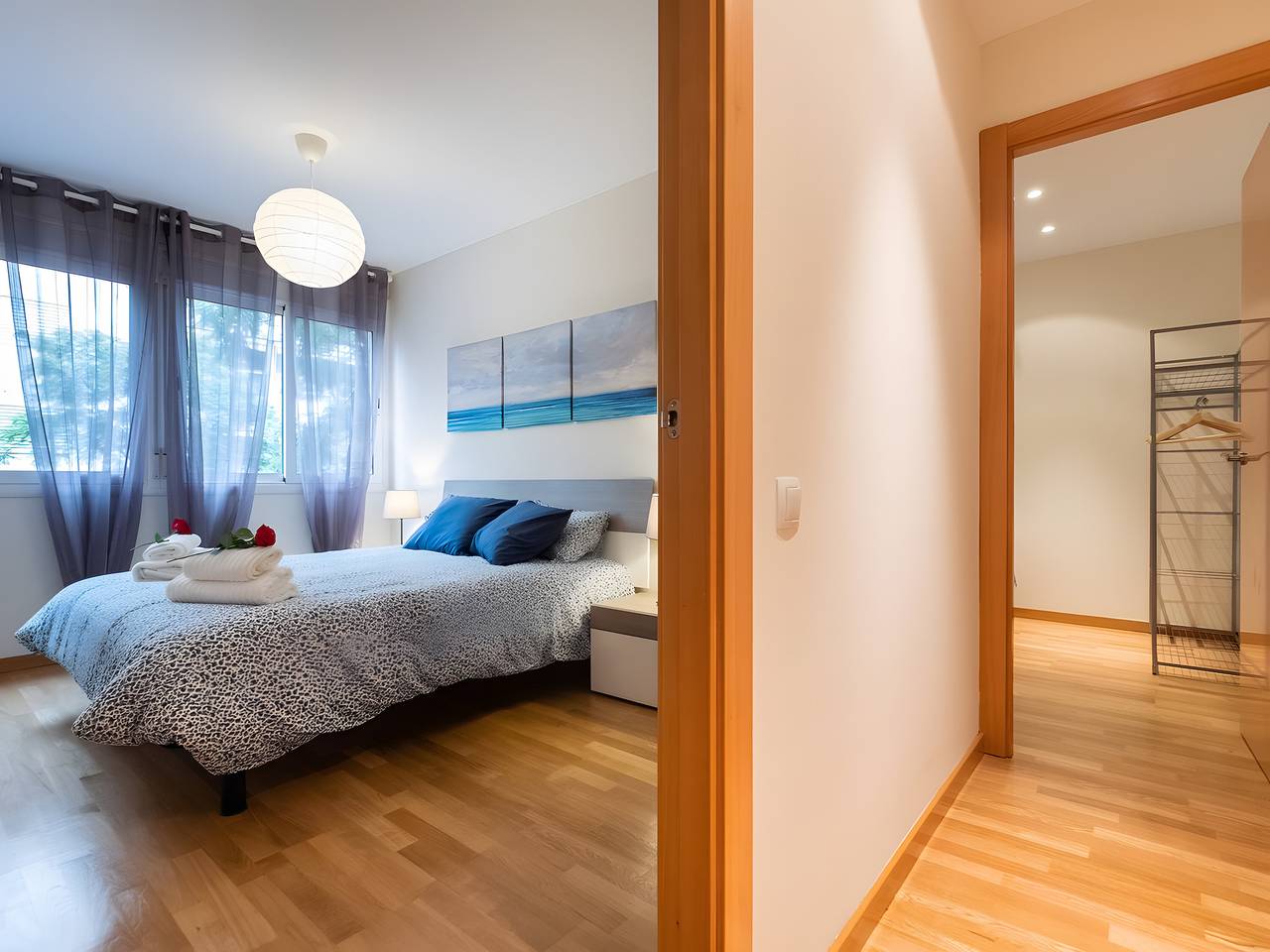 Apartamento entero, Apartamento '2 Dormitorios en Maragall' con Wi-Fi y Aire Acondicionado in Centro Barcelona, Barcelona