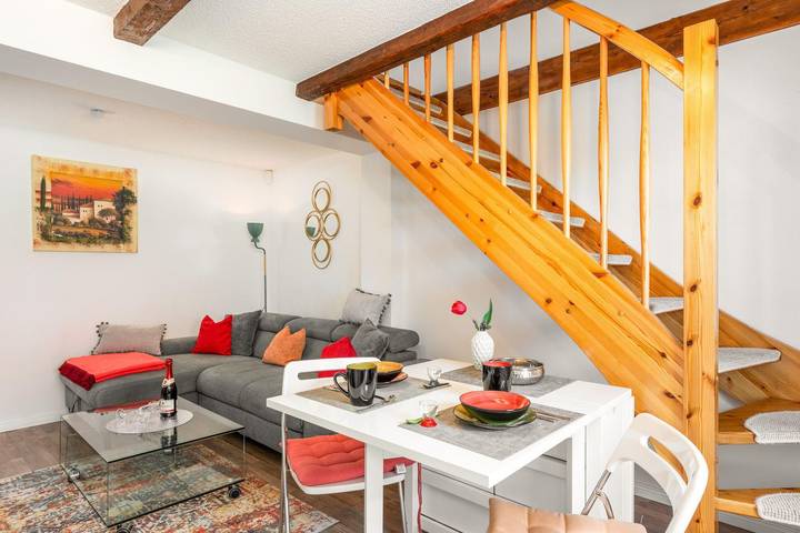 Ferienhaus für 4 Personen, mit Balkon und Terrasse sowie Garten in Allrode