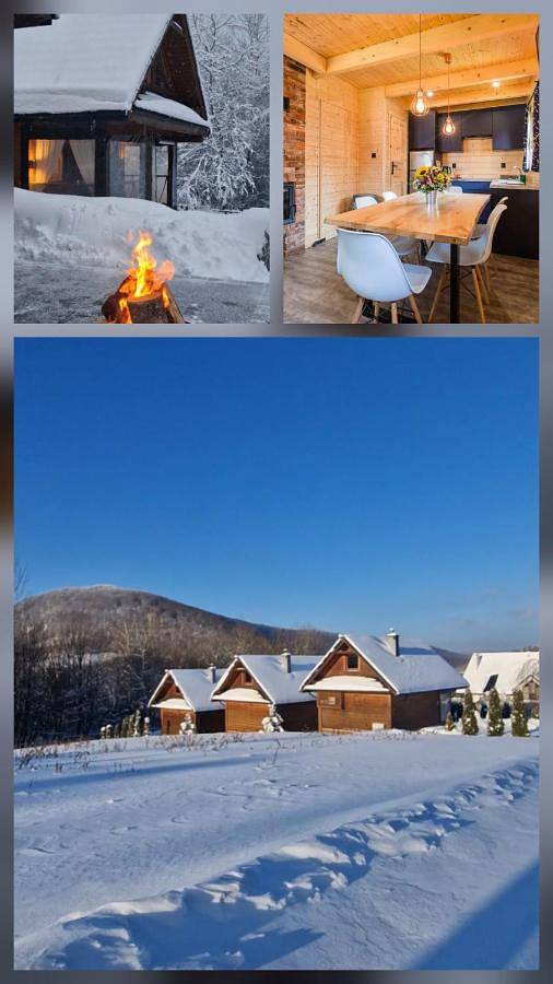 Domek letniskowy dla 8 osób, z ogród i widok oraz basen i widok na jezioro, zwierzęta dozwolone w Solina