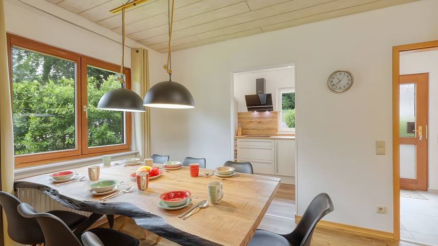 Ferienhaus für 7 Personen, mit Sauna und Garten sowie Balkon, mit Haustier in Kirchheim - 4