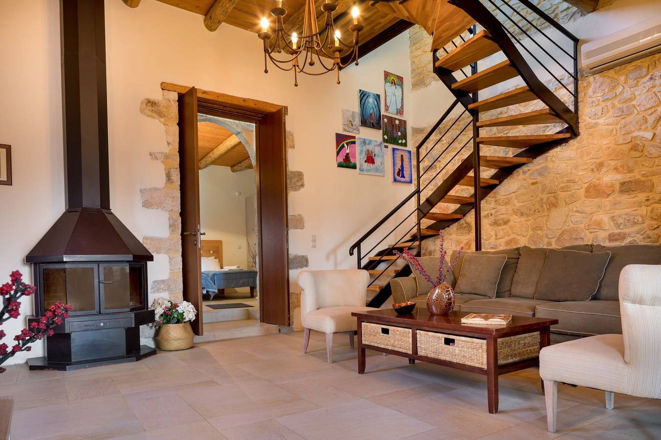 Villa für 7 Personen mit Garten in Chania und Umgebung