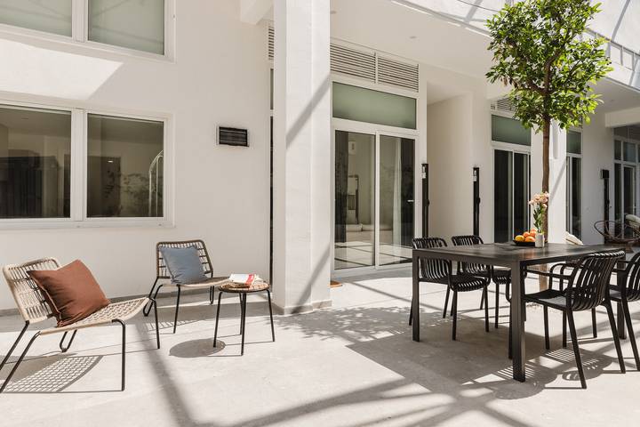 Apartamento de vacaciones para 5 personas, con Terraza y Jardín en 