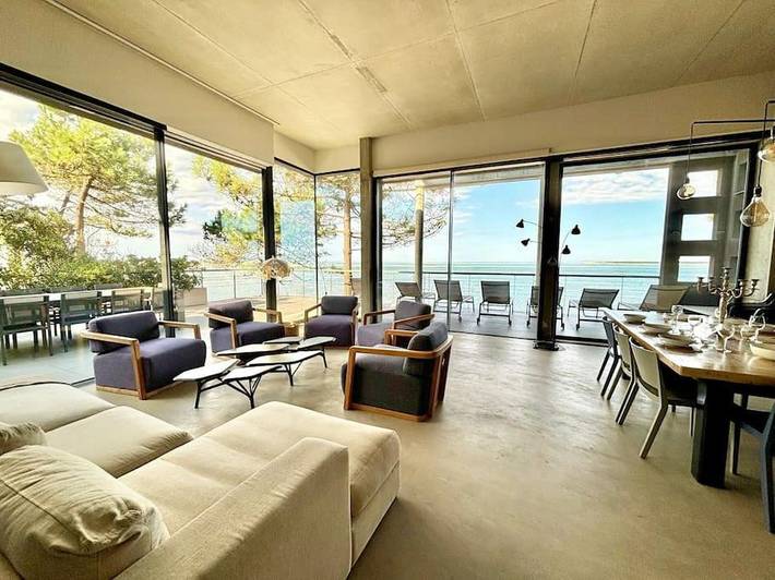 Maison de vacances pour 12 personnes, avec vue et jardin, adapté aux familles sur la Dune du Pilat