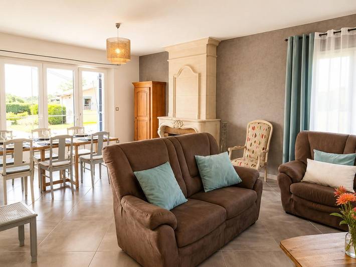 Gîte pour 12 personnes, avec piscine ainsi que terrasse et jardin dans Marne - 4
