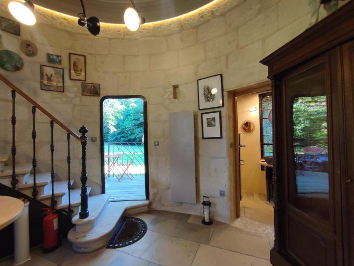 Location de vacances pour 2 personnes, avec vue ainsi que jardin et terrasse, animaux acceptés à Savonnières - 4