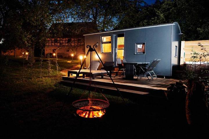 Ferienwohnung für 3 Personen, mit Whirlpool und Terrasse sowie Garten und Sauna in Gräfenberg