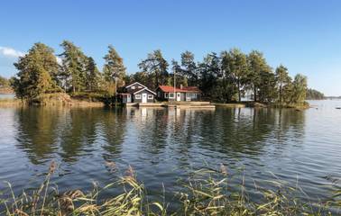 Ferienhaus für 4 Personen, mit Garten und Sauna sowie Seeblick, mit Haustier in Mittelschweden