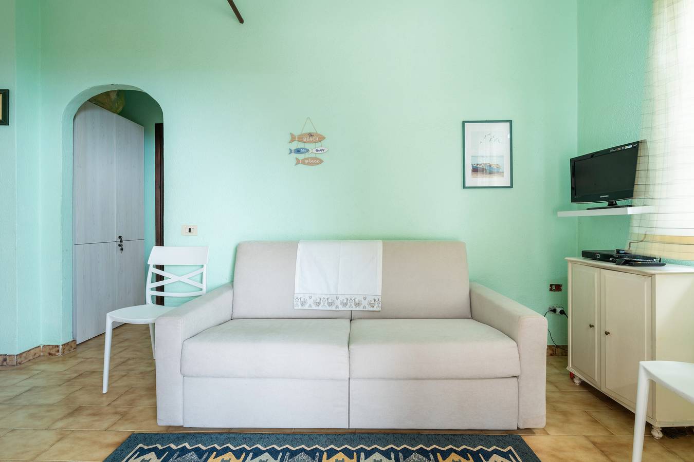 Casa de vacaciones 'A 400 Metri Dalla Spiaggia' con vistas al mar, terraza y aire acondicionado in Villasimius, Provincia de Cagliari