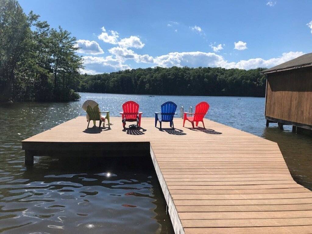 Haus am See mit abgelegener Bucht, Tiefwasserdock, viel Platz in Lake Anna