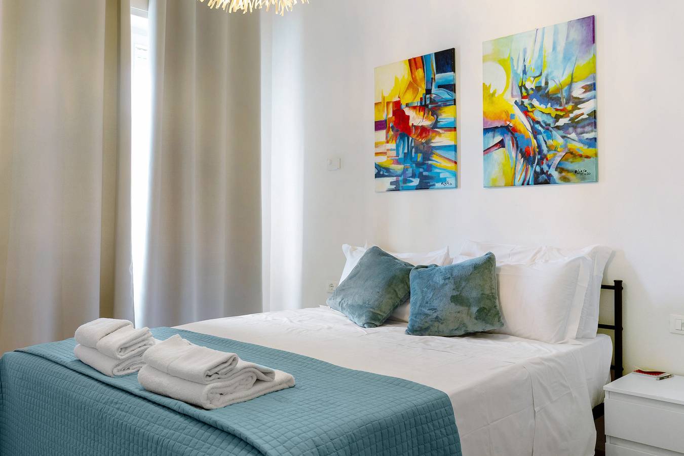 Zimmer 'Camere Amè 03' mit gemeinsamem Garten, Wi-Fi und Klimaanlage in Peschiera del Garda, Gardasee-Berge