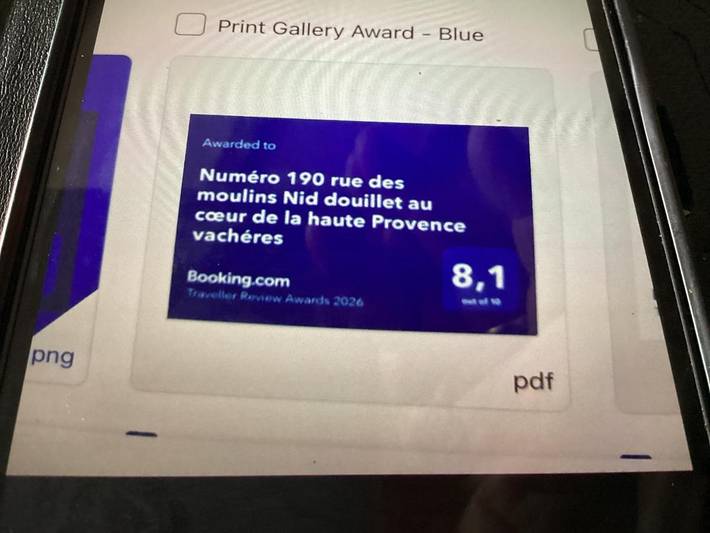 Location de vacances pour 4 personnes, avec jardin et vue, animaux acceptés à Vachères - 3