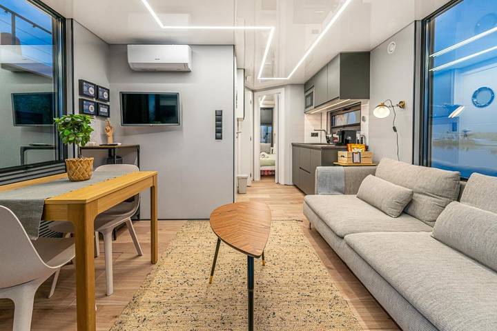 Boot für 4 Personen, mit Balkon und Terrasse sowie Ausblick in Italien