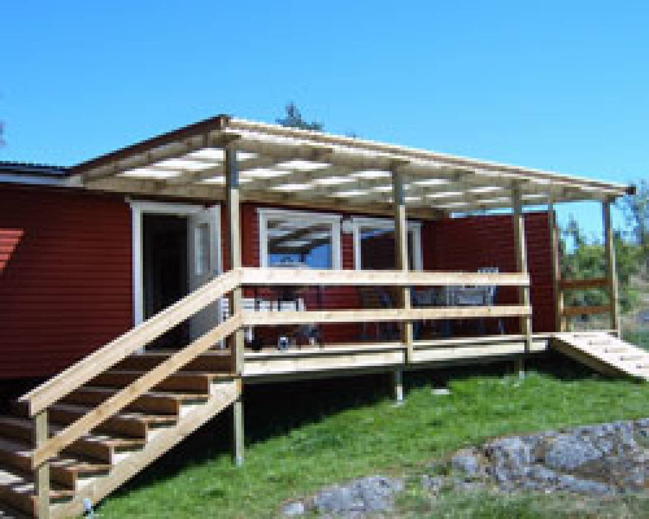 Angelurlaub mit Blick auf die See in Vikbolandet