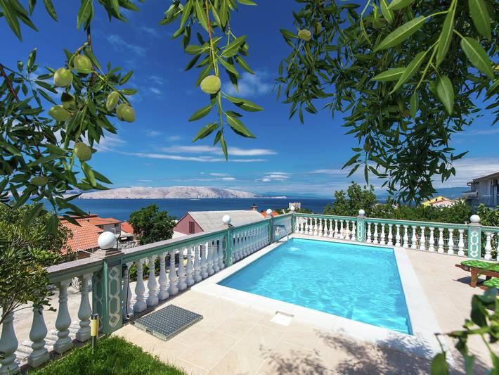 Ferienwohnung für 2 Personen, mit Balkon und Garten sowie Pool, mit Haustier in Kvarner Bucht - 3