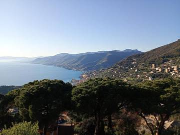 Chambre d’hôte pour 6 personnes, avec jardin ainsi que vue et terrasse à Camogli