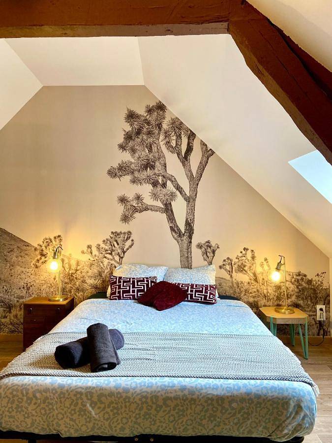 Location de vacances pour 9 personnes, avec jardin ainsi que vue sur le lac et vue à Rivery