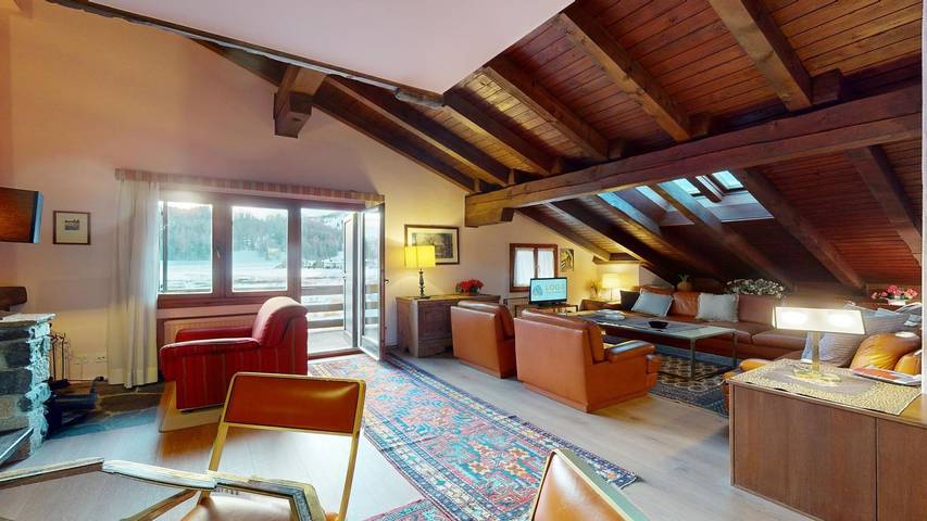 Vakantiewoning voor 4 personen, met balkon en uitzicht in Celerina