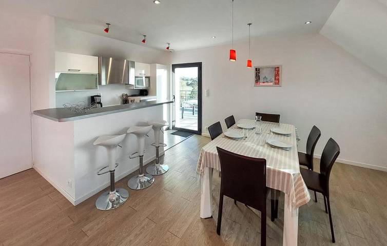 Gîte pour 4 personnes, avec jardin et vue dans Plage du Port Morvan - 2