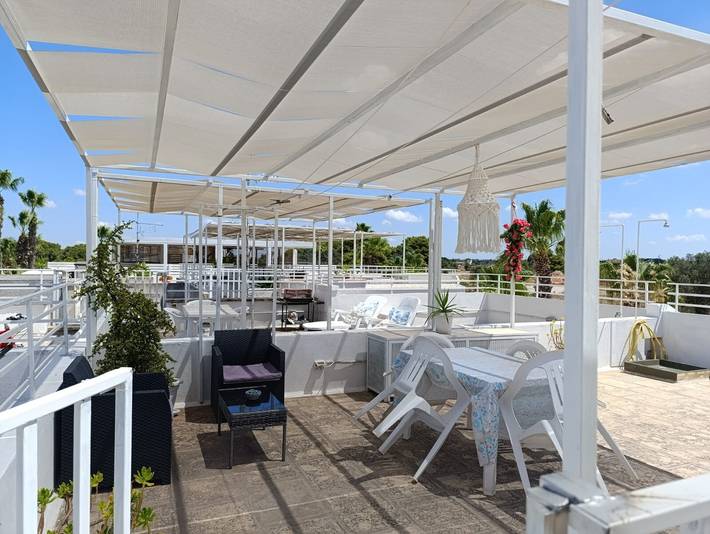 Location de vacances pour 4 personnes, avec balcon à Galatone