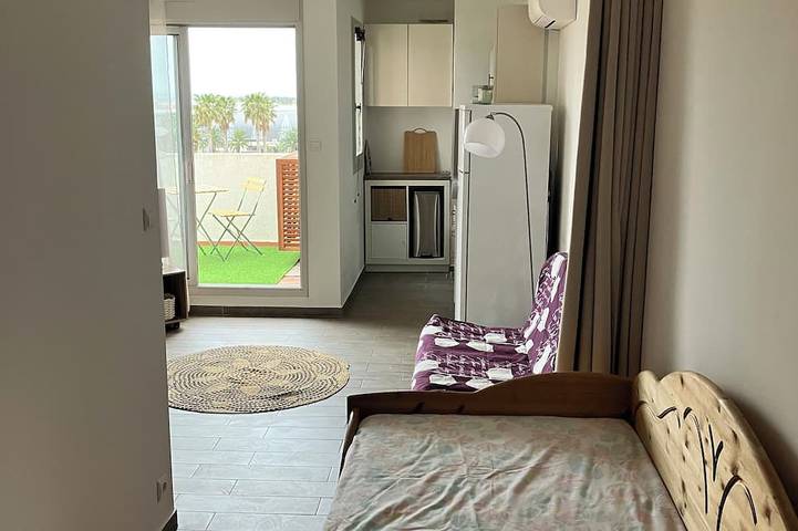 Ganze Wohnung, T.1 Cabine Résidence Claires Marines in Sete, Mittelmeerküste (Frankreich)