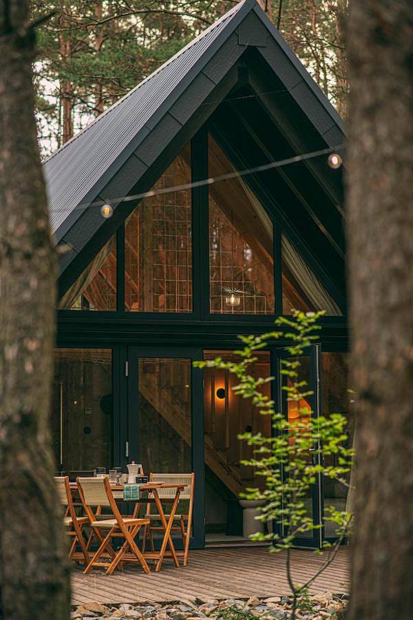 Chalet für 6 Personen, mit Sauna und Terrasse sowie Ausblick, mit Haustier - 1