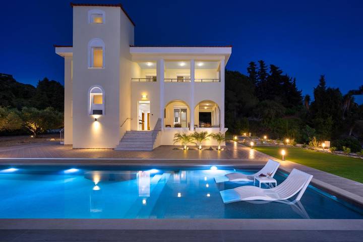 Sunset View Paradisi Villa in Rodas