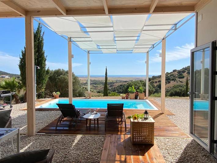 Villa voor 4 personen, with zwembad and tuin as well as uitzicht in Vejer de la Frontera