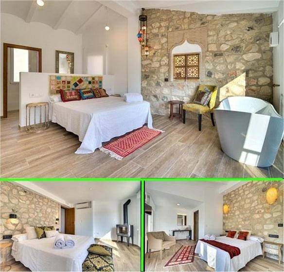 Double Room in Vall de Gallinera, Interior de Alicante