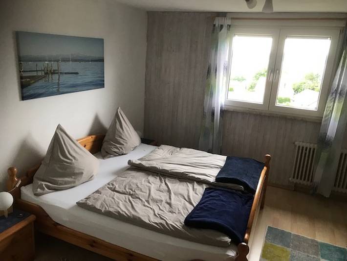 Ferienwohnung für 2 Personen, mit Garten und Seeblick