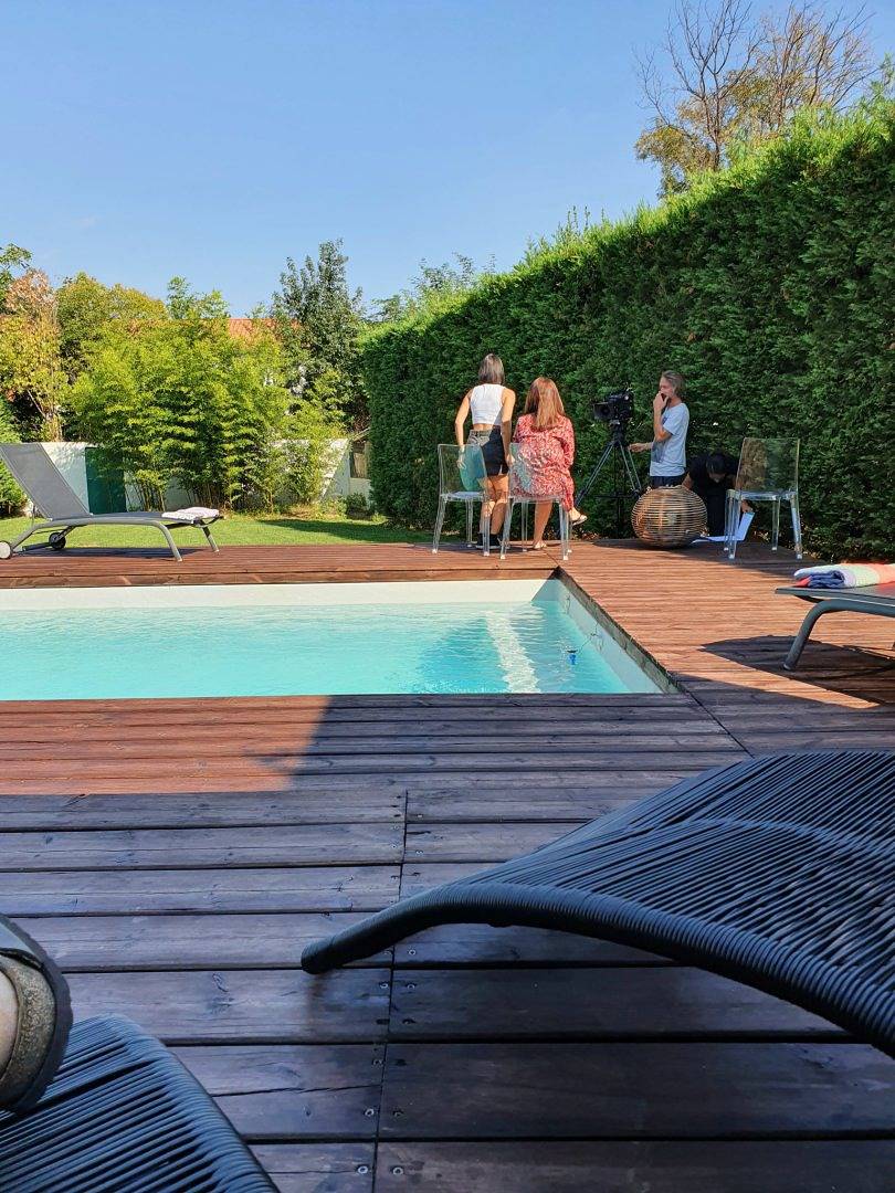 Villa "Les 5 glycines" avec piscine, jacuzzi, parking in Millas, Perpignan und Umgebung