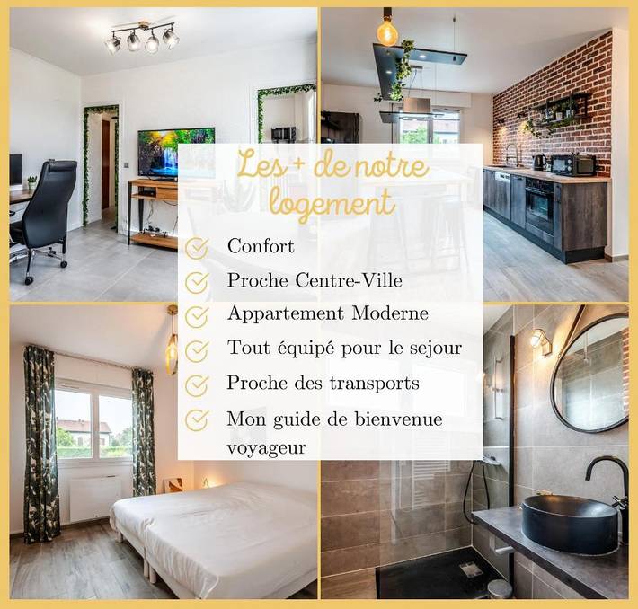 Gîte pour 6 personnes, avec balcon à Douvaine - 4