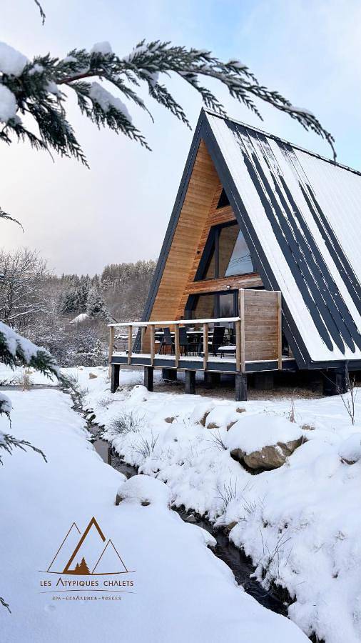 Chalet voor 4 personen, with whirlpool and tuin as well as sauna in de Vogezen