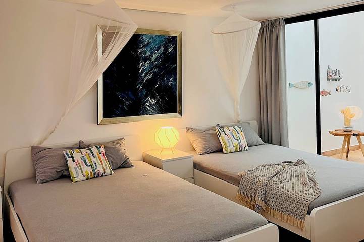 Villa Bali, eigener Pool, Glasfaser-Internet, Meerblick, Innenhof, privacy in Playa Esmeralda Norte, Pájara
