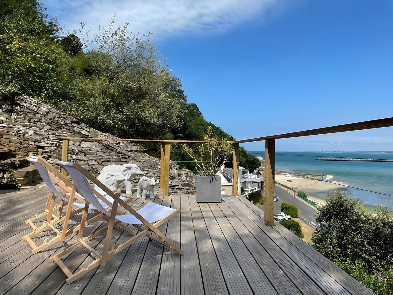 Ferienhaus 'La Maison Du Phare' mit privater Terrasse und privatem Garten in Plérin, Côte de Goëlo