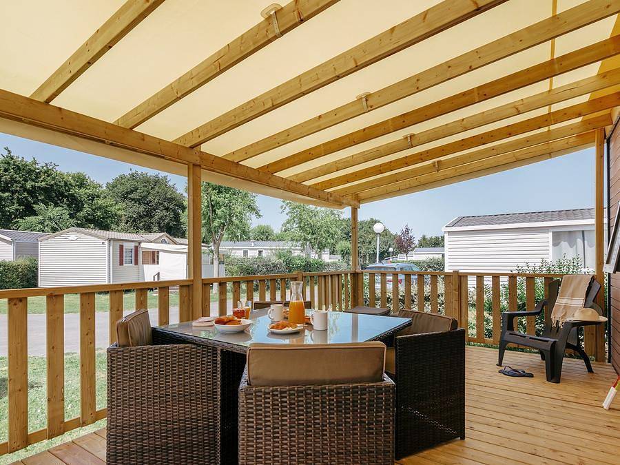 Hu Park Albatros Village - Mobile home 6 persons - Premium | 3 Bedrooms | 6 Pers. | Terrace Lounge | Air-con. in San Vincenzo, Etruscan Coast