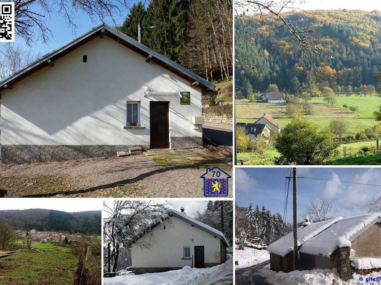 Gîte 2 chambres avec Wifi, proche Luxeuil-les-Bains in Saint-Bresson, Parc naturel régional des Ballons des Vosges