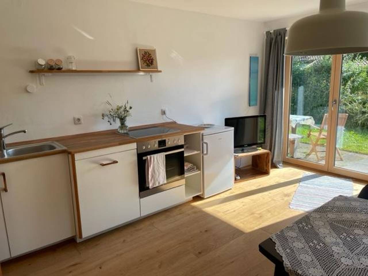 Ganze Ferienwohnung, Radler-und Wanderer-Ferienwohnung - Appartment, 2 Schlafzimmer in Bad Bayersoien, Bayerische Alpen