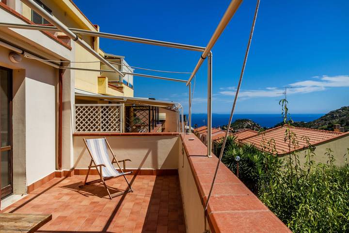 Ferienhaus mit Meerblick für 5 Personen, mit Balkon in der Toskana - 4
