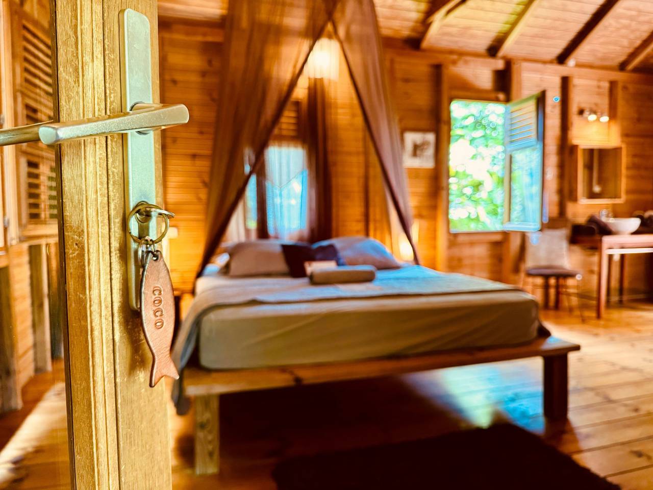 Ganze Wohnung, Kreolisches Holzhaus in Deshaies, Guadeloupe