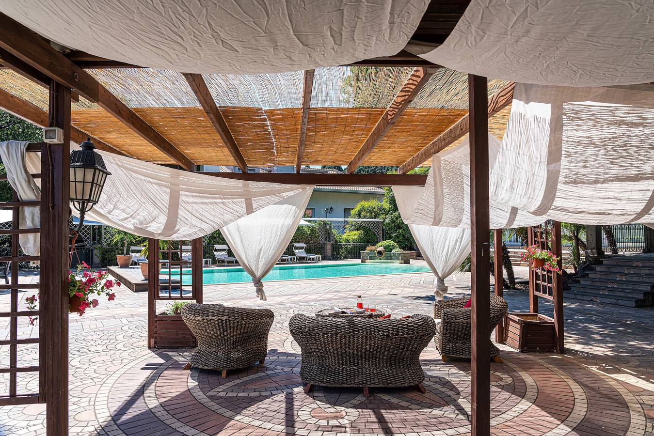 Sizilianische Villa "La Vittoria" mit Meerblick, Pool und Wlan in San Giovanni La Punta, Catania Provinz