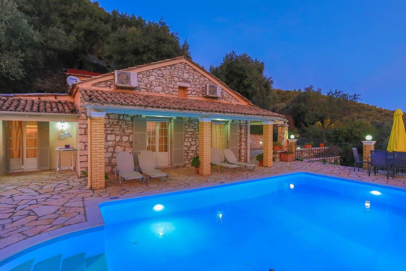 Villa Kefalaki: Superb view, private pool in Nissaki, Korfu