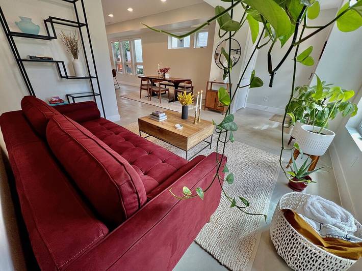 Vacation house for 8 people, with balcony and yard in Denver