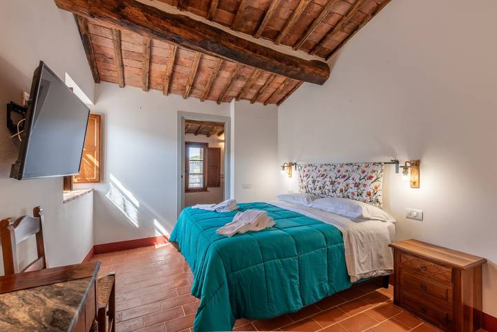 Room 'Mori' – Agriturismo la Taverna di Celsa with Shared Pool in Sovicille, Chianti