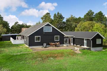 Ferienhaus mit Meerblick für 8 Personen, mit Whirlpool und Sauna sowie Terrasse auf Rømø