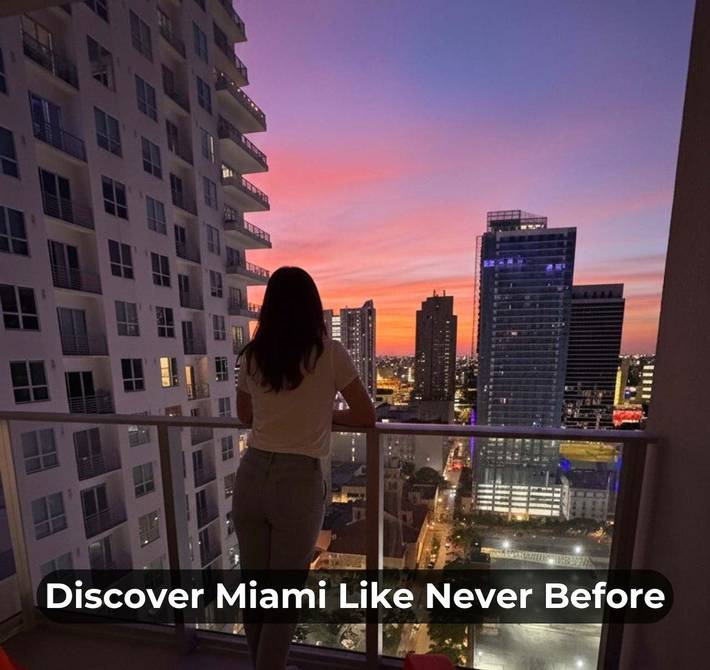 Loft for 4 people, with balcony in Miami